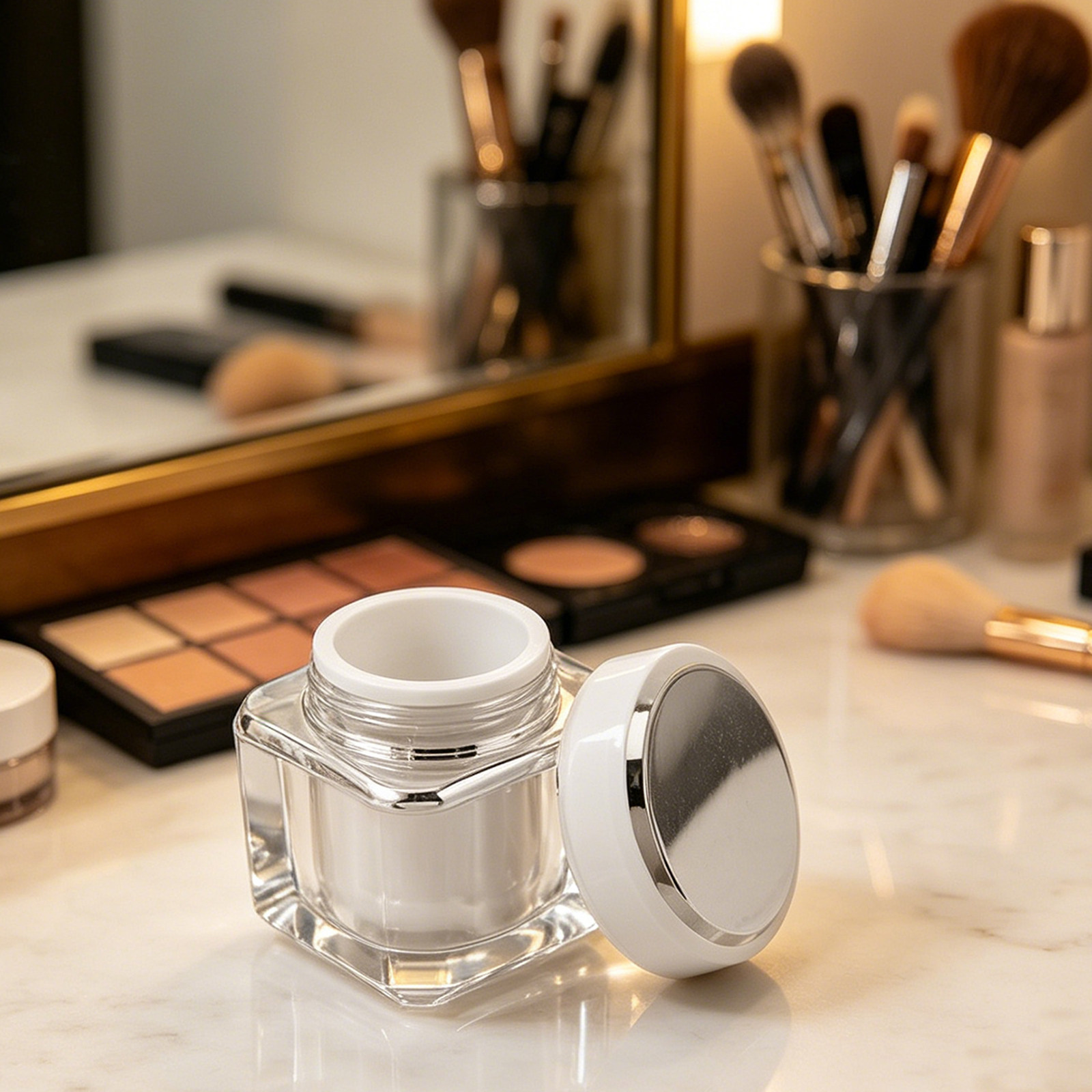 Luxury Skincare Packaging - Yeniden Doldurulabilir Lüks Cilt Bakım Seti,